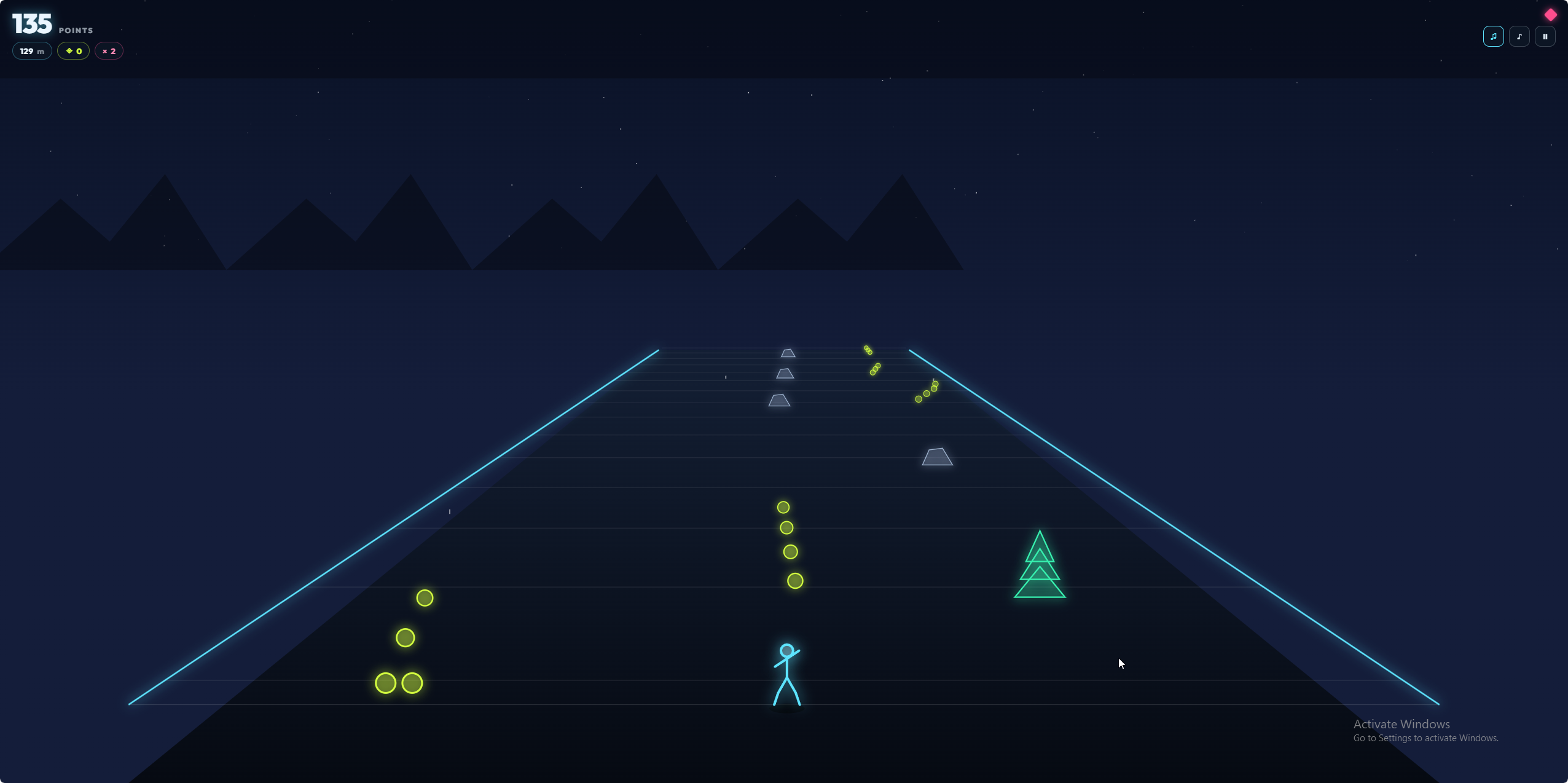Downhill Peak Panic Run gameplay